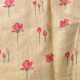 Veena floral tussar saree