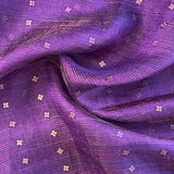 Silk sequinned saree