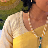 Pearl Double Line Necklace