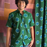 Elements Lagoon Ikat Shirt - Jungle