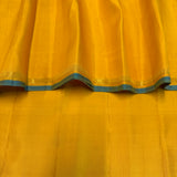 Indra Peacock Rings Kanchi Silk Saree - Yellow