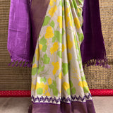 Anagha Bloom Kutch Embroidered Kanchi Silk Saree