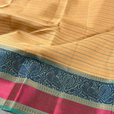 Kimaya peacock border silk saree