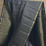 Ranya Tiny Flower Kanchipuram Silk Saree - Black