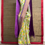Anagha Bloom Kutch Embroidered Kanchi Silk Saree