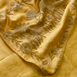 Tussar hand embroidered saree