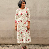 Rosette Embroidered Coord Set