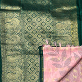 Mila Foliage Dots Kanchipuram Silk Saree