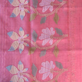 Organza jamdani saree