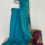 Mishrita Organza Flip Saree - Teal