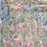Ombre tussar handpainted saree