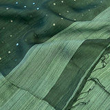 Handwoven matka silk saree