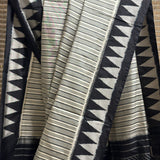 Handloom Ikat Silk Saree - Beige