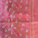 Organza handwoven jamdani saree