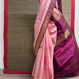 Mohana Rudraksham Kanchi Silk Saree - Pink