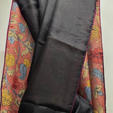 Mishrita Organza Flip Saree - Midnight Black