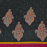 Mila Ajrakh Noir Kanchipuram Silk Saree