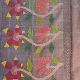 Organza jamdani saree