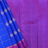 Charita kolam kanchipuram silk saree