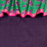 Mila Emerald Orchid Kanchipuram Silk Saree