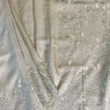 Tussar pitai work saree