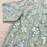 Pastel Green Floral Men's Shirt