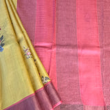 Maya floral tussar saree