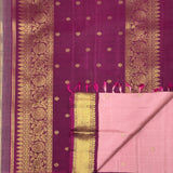 Mohana Rudraksham Kanchi Silk Saree - Pink