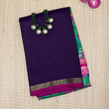 Mila Emerald Orchid Kanchipuram Silk Saree