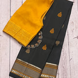 kimaya thread and zari border silk saree