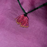 Mishrita Organza Flip Saree - Mauve