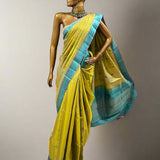 Kimaya swan and paisley silk saree