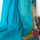 Mishrita Organza Flip Saree - Teal
