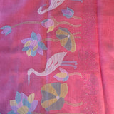 Organza jamdani saree