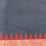 Ponduru Khadi Handwoven Saree - Grey