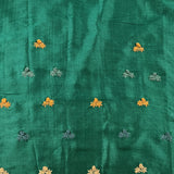 Tussar hand embroidered blouse piece