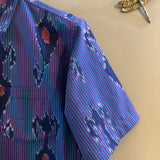 Elements Whirlpool Ikat Shirt - Cobalt