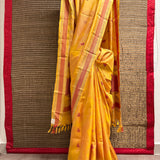 Mila Foliage Thread Woven Border Silk Saree
