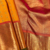 Sumangala Yellow Kanchipuram Silk Saree