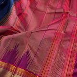 Kimaya mayil kann border silk saree