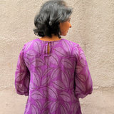 Printed chiffon dress