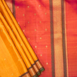 Vera Small Bordered Kanchipuram Silk Saree - Yellow