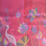 Organza jamdani saree