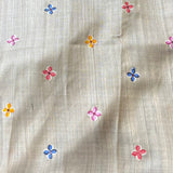 Tussar pettipoint saree
