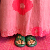 Elements Poppy Cutwork Ikat Dress - Petal