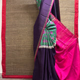 Mila Emerald Orchid Kanchipuram Silk Saree