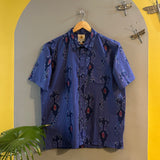 Elements Whirlpool Ikat Shirt - Cobalt