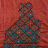 Tussar kutch embroidered blouse piece