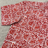 Red Floral Men's Shirt