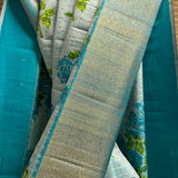 Mila Blue Gelato Kanchipuram Silk Saree